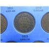 Image 5 : Nine Canadian Large Cent Coins (1912–1920)