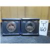 Image 1 : Two 1973 Canadian $1 PEI Centennial Uncirculated Coins