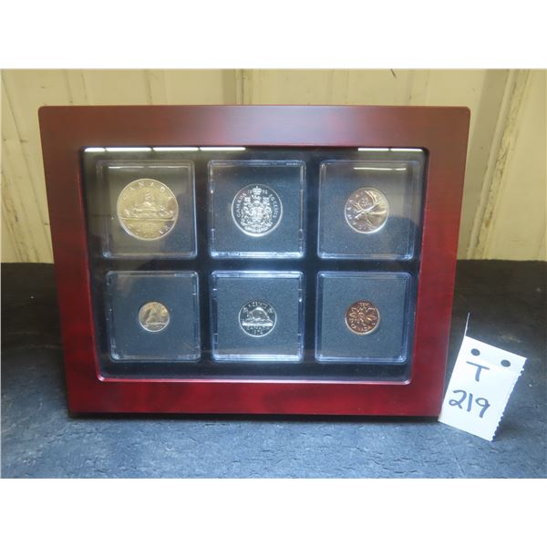 1972 Canadian Nickel Proof-Like Set in Mahogany Finish Case