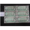 Image 1 : Six 1967 Canadian Centennial One Dollar Bills, Uncirculated