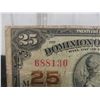 Image 4 : 1923 Canadian Twenty-Five Cent Bills