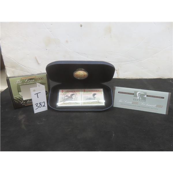 2000 Canadian “The Loon” Millennial Coin and Stamp Collection.