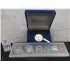 Image 1 : 1982 Canadian 100th Anniversary of Confederation $1 Coin and 1972 Uncirculated Coin Set.