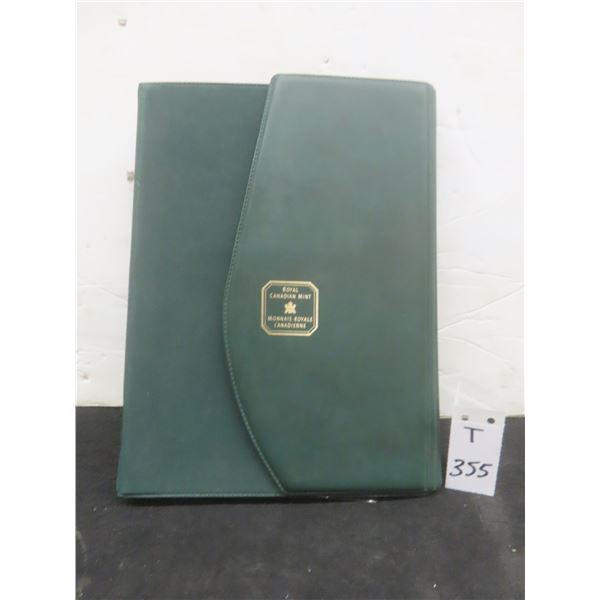 Booklet Of 10 Canadian Uncirculated Coin Sets: 1969 And 1971–1979