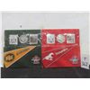 Image 1 : Two 2012 Canadian Grey Cup Coin And Stamp Sets: Calgary Stampeders And Edmonton Eskimos