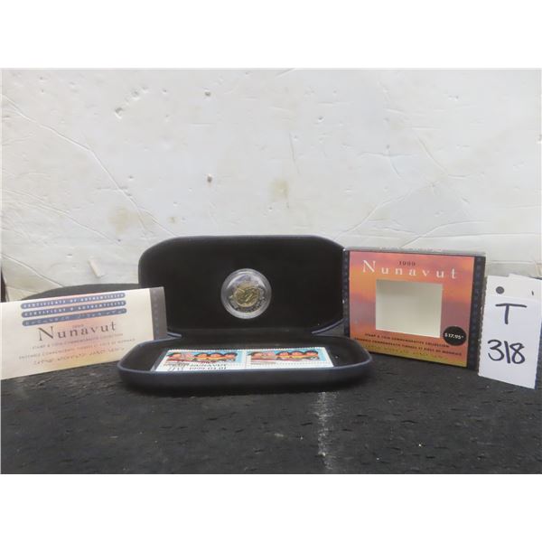 1999 Canadian Nunavut Stamp And Coin Collection