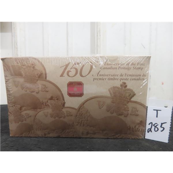 150th Anniversary of the First Canadian Postage Stamp - Commemorative Stamp and Coin Set (Sealed)