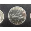 Image 3 : Five Canadian Uncirculated Coin Sets 1974, 73, 73, 72, 71