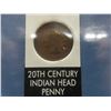 Image 4 : Two U.S. Indian Head Pennies 1898 and 1903 and WW2 Lincoln Penny Collection with COA