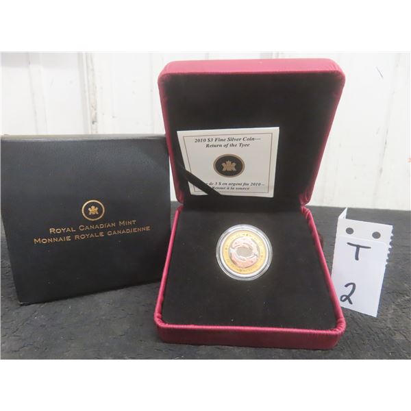 2009 Canadian $3 Fine Silver Coin — “Return of the Tyee”