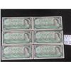 Image 1 : 6 1967 Canadian Centennial $1 Bills, Uncirculated
