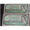 Image 5 : 6 1967 Canadian Centennial $1 Bills, Uncirculated