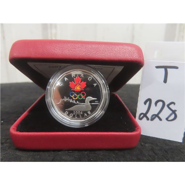 2004 Canadian Sterling Silver $1 Coin — “Lucky Loonie”