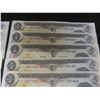 Image 5 : 10 1973 Canadian $1 Bills, Uncirculated, With Consecutive Serial Numbers