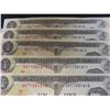 Image 5 : 10 1973 Canadian $1 Bills, Uncirculated, With Consecutive Serial Numbers