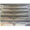 Image 6 : 10 1973 Canadian $1 Bills, Uncirculated, With Consecutive Serial Numbers