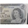 Image 5 : 10 1973 Canadian $1 Bills, Uncirculated, With Consecutive Serial Numbers