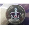 Image 4 : QE2 Cunard Line Medal; 2006 Canada QEII 80th Birthday 25¢; 2010 Remembrance Day 25¢