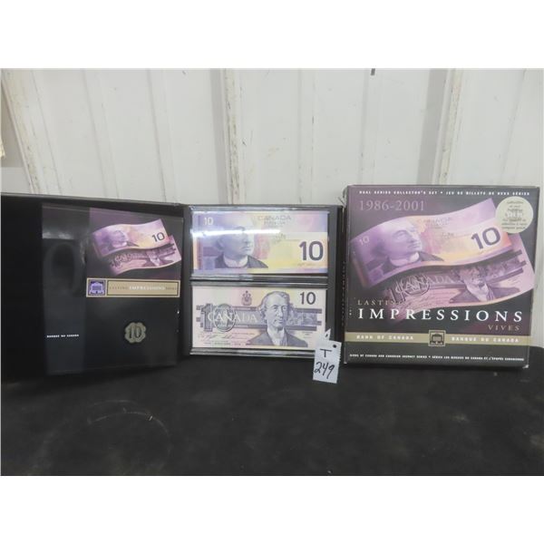 Lasting Impressions “Vives” Dual-Series Collector’s Set — Canadian $10 Bills