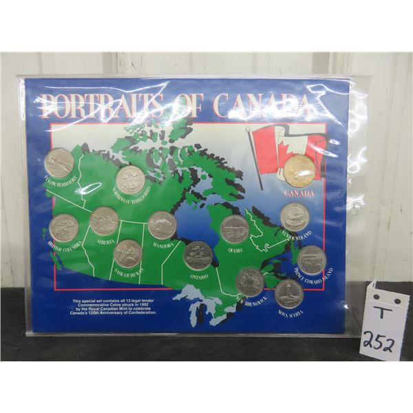 1992 Portraits of Canada — 125th Anniversary of Confederation Coin Set