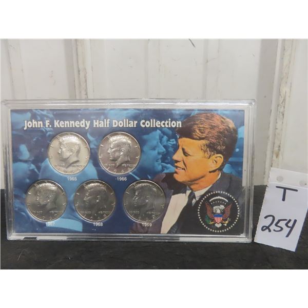 Kennedy Half-Dollar Collection, 1965–1969
