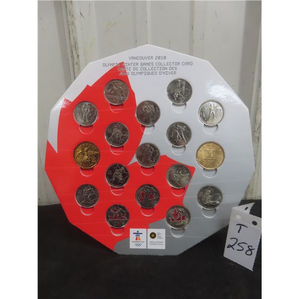 2010 Vancouver Olympic Winter Games Coin Collection