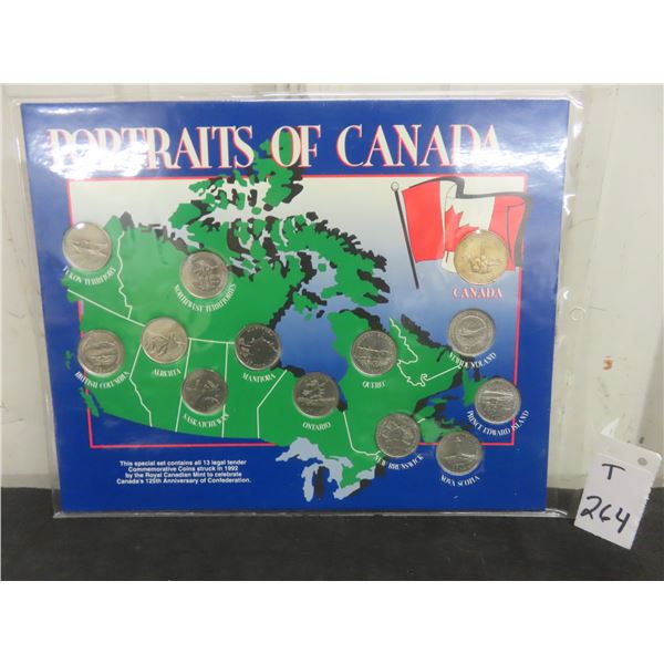 1992 Portraits of Canada — 125th Anniversary of Confederation Coin Set
