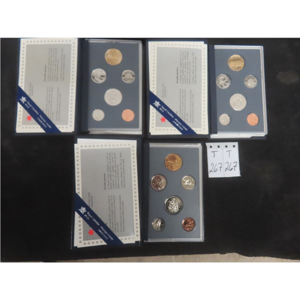3 Canadian Specimen Sets — 1993–1995