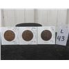Image 1 : 3 British One Penny Coins: 1900, 1916, 1945