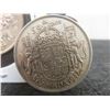 Image 4 : 3 Canadian 50¢ Coins — 1942