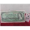 Image 1 : 1954 Canadian One-Dollar Bill