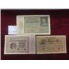 Image 1 : German Banknotes: 1910 (1000 Mark), 1923 (100,000 Mark), 1922 (10,000 Mark)