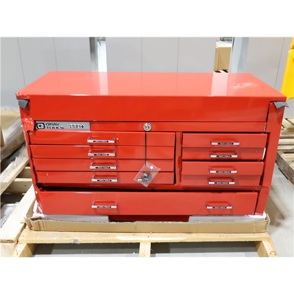 COFFRE À OUTILS GRAY TOOLS PRO+ 41.1"x18.5"x25" (ROUGE) *ENDOMAGÉ*