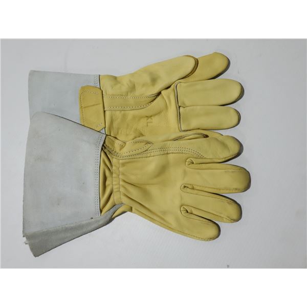 PAIRE DE GANTS TRAVAIL EN CUIR NATPRO gr:XL