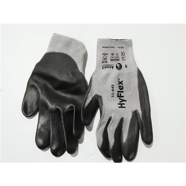 LOT DE 7 PAIRES DE GANTS HYFLEX gr: 9