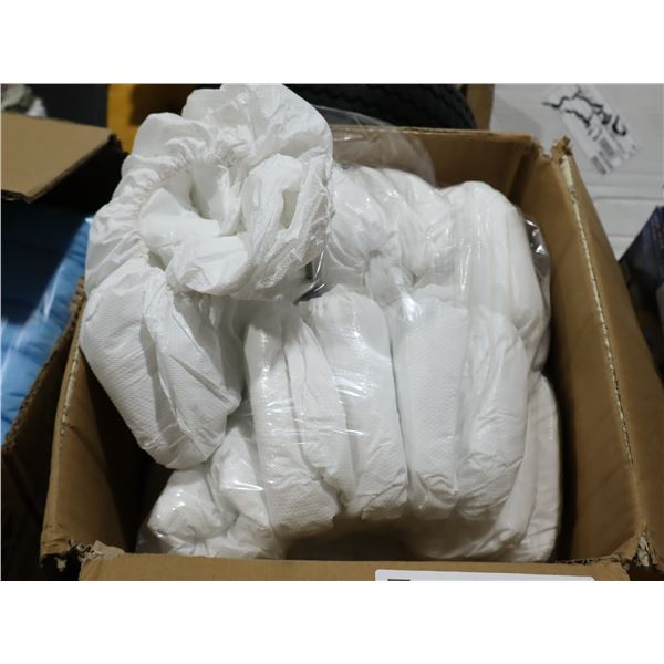 LOT DE COUVRE-CHAUSSURES BLANC