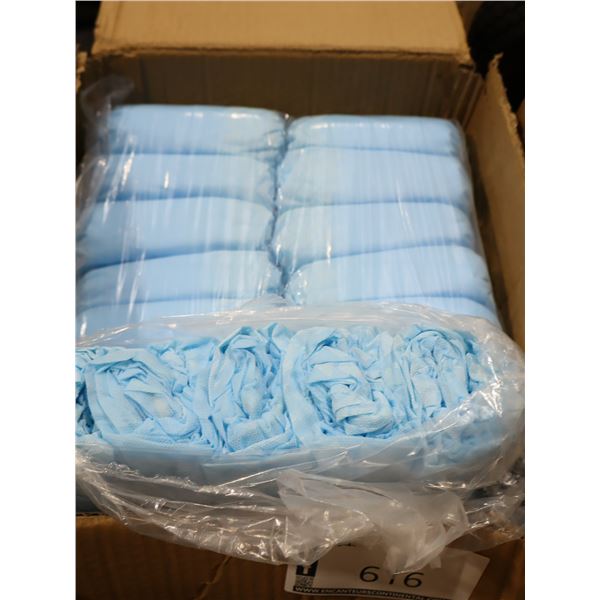 LOT DE COUVRE-CHAUSSURES BLEU