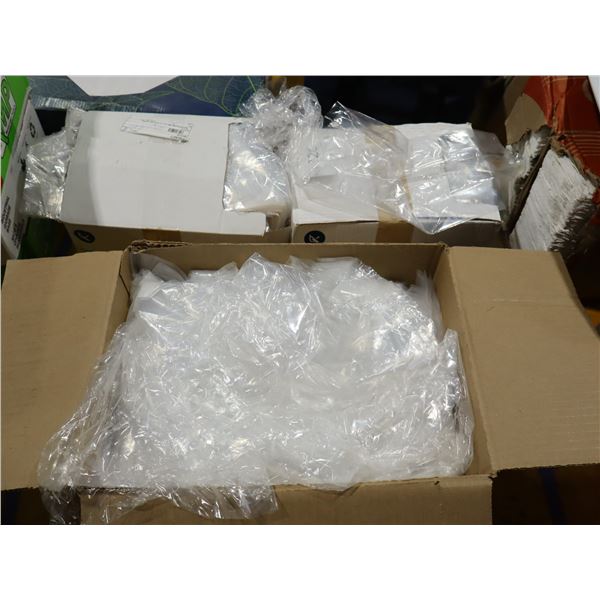 LOT DE 3 BTES DE SACS PLASTIQUES ASST