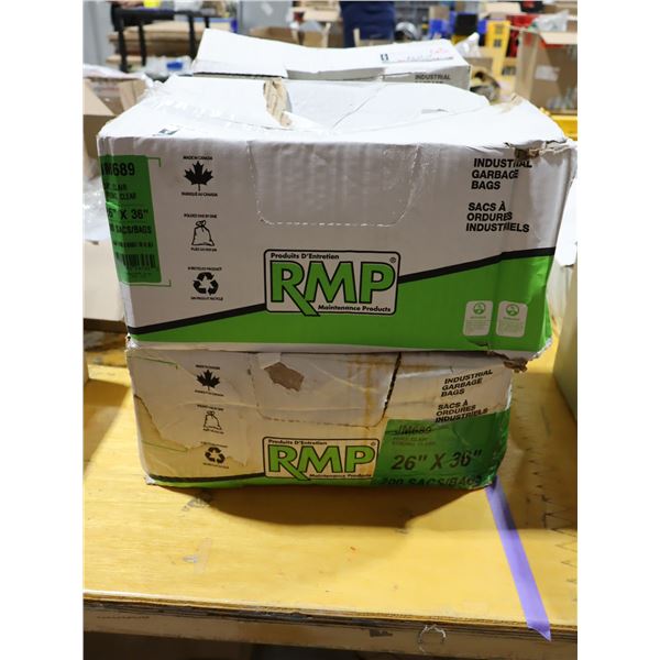 LOT DE 2 BTES DE SAC À ORDURES INDUSTIEL (26"x36")