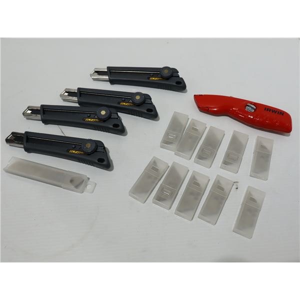 LOT DE COUPEURS ET LAMES ASST