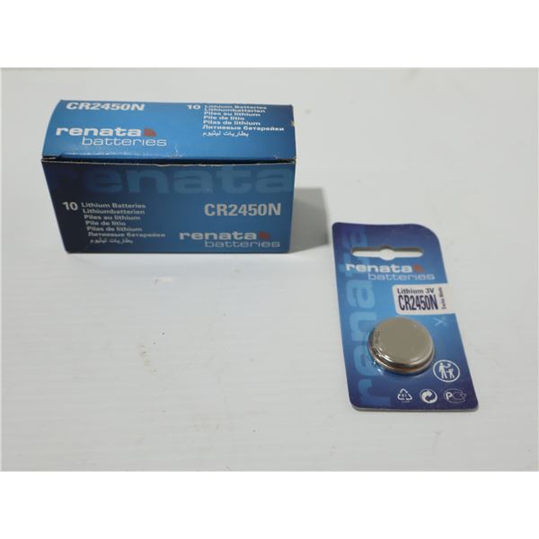 BTE DE 10 PILE AU LITHIUM CR2450N RENATA