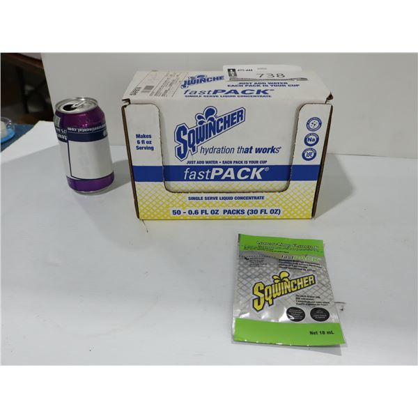 LOT:49 PKGS DE CONCENTRÉ POUR BOISSON ÉLECTROLYTE