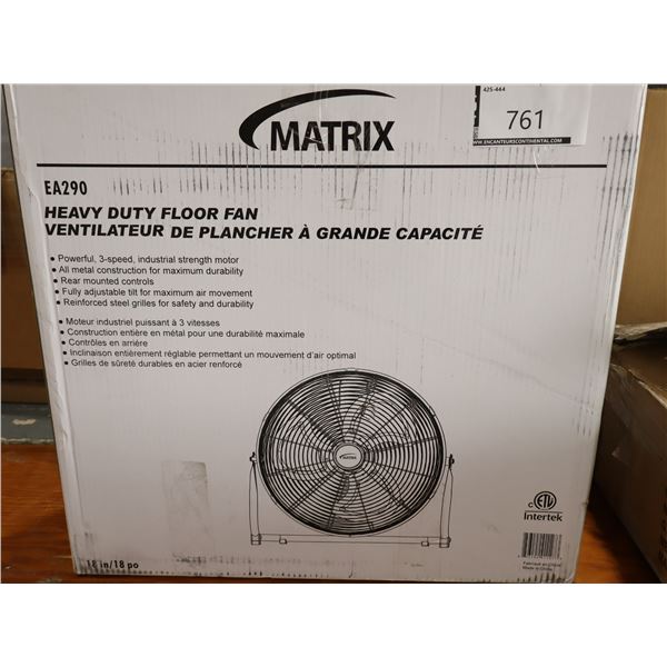 VENTILATEUR DE PLANCHER 18" MATRIX EA290