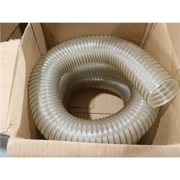 HOSE EN CAOUTCHOUC 3"x10' FLX-THANE MD CLR