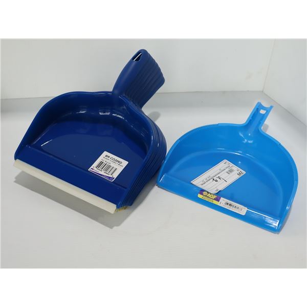 LOT DE 9 PELLES À POUSSIÈRE