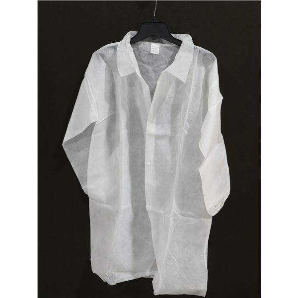 BTE DE 30 BLOUSES DE LABORATOIRE EN POLYPROPYLÈNE GR:SM