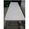 Image 2 : TABLE PLIANTE EN PLASTIQUE 8'x30"
