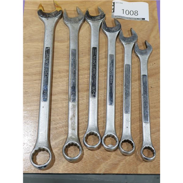 LOT DE 6 CLÉS 7/8"-1-1/4"