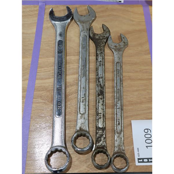 LOT DE 4 CLÉS 1-1/16"-1-1/2"