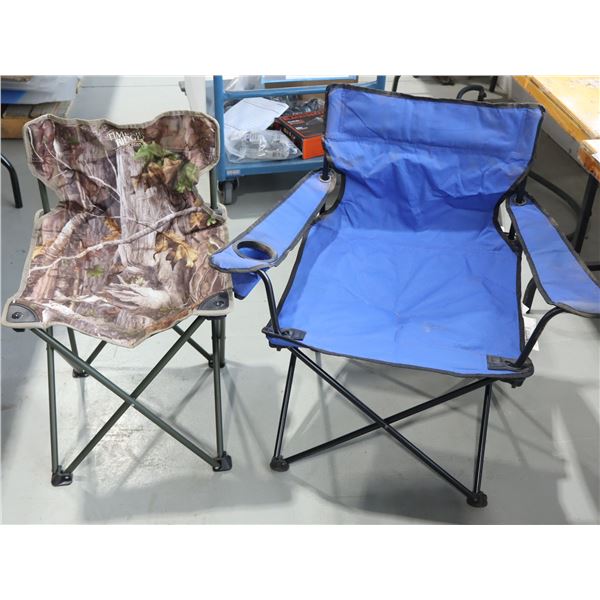 LOT DE 4 CHAISES DE CAMPING